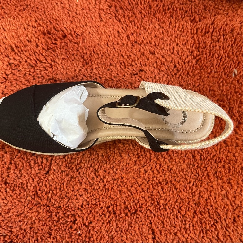 Super cute summer shoes! They were a gift and have never been worn.